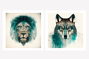 Mena Collection · Totem Animals, an Animal Illustration by milatovar (Thumbnail 19 of 19)