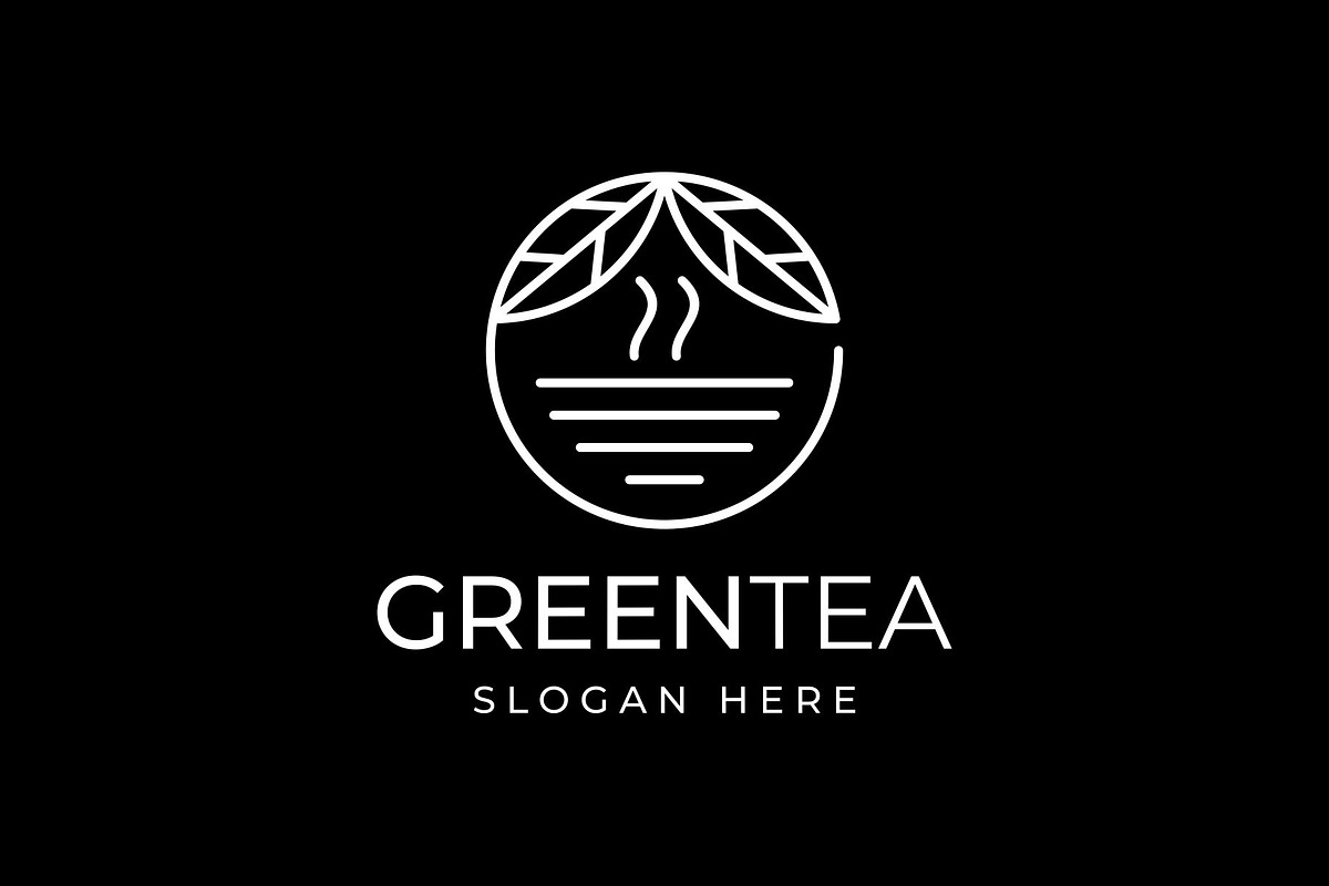 Green Tea Matcha Leaves Logo Design, a Branding & Logo Template by Buqancreative (Photo 4 of 4)