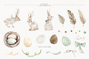 Happy Easter Collection, an Animal Illustration by svetsum (Thumbnail 3 of 5)