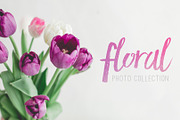 Floral - Flowers on White Photo Pack, a Background Graphic by Fox & Bear (Thumbnail 1 of 5)