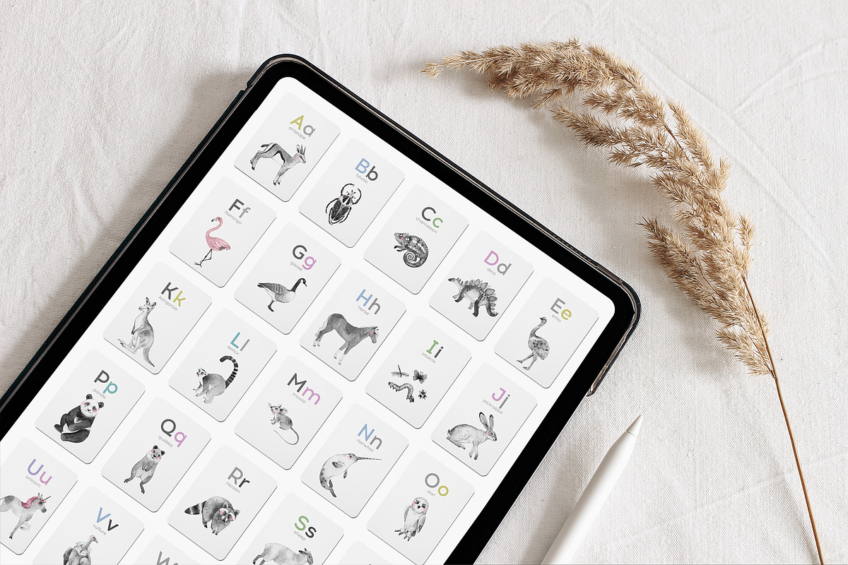 Animal ABC. Alphabet cards, an Animal Illustration by Natali Smolova (Photo 7 of 11)
