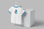 Kids Ringer Tshirt Mockups, a Shirt Mockup by megostudi0 (Thumbnail 3 of 7)
