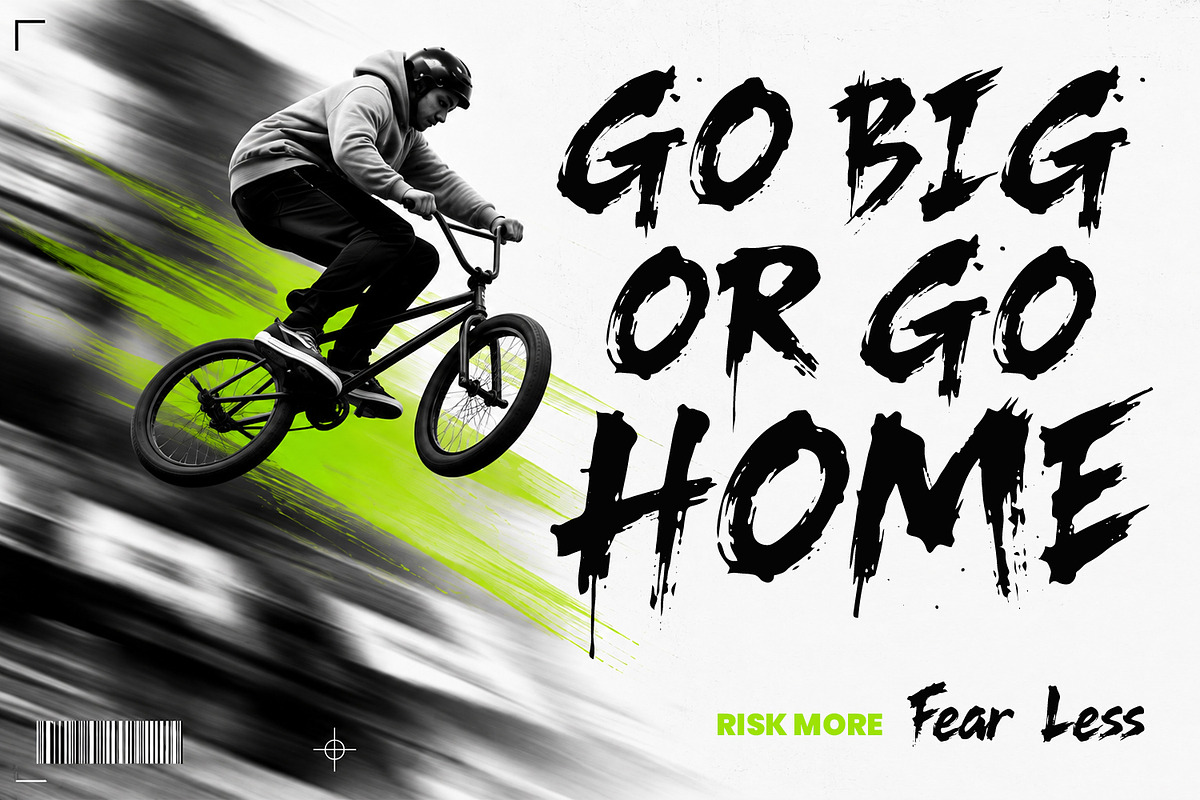Weaksblue Champion Brush Font, a Handwritten Font by Maulana Creative (Photo 3 of 7)
