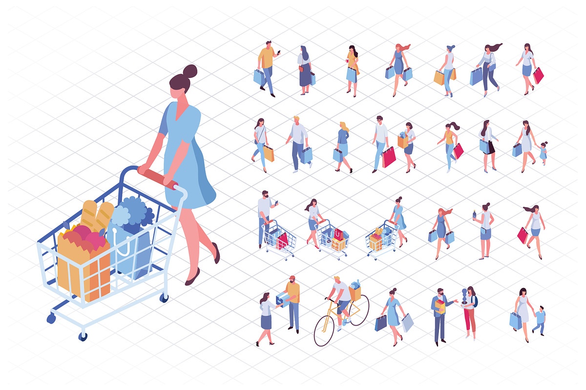 300+ Isometric People vector set, a Person Illustration by Vector_Art (Photo 18 of 23)