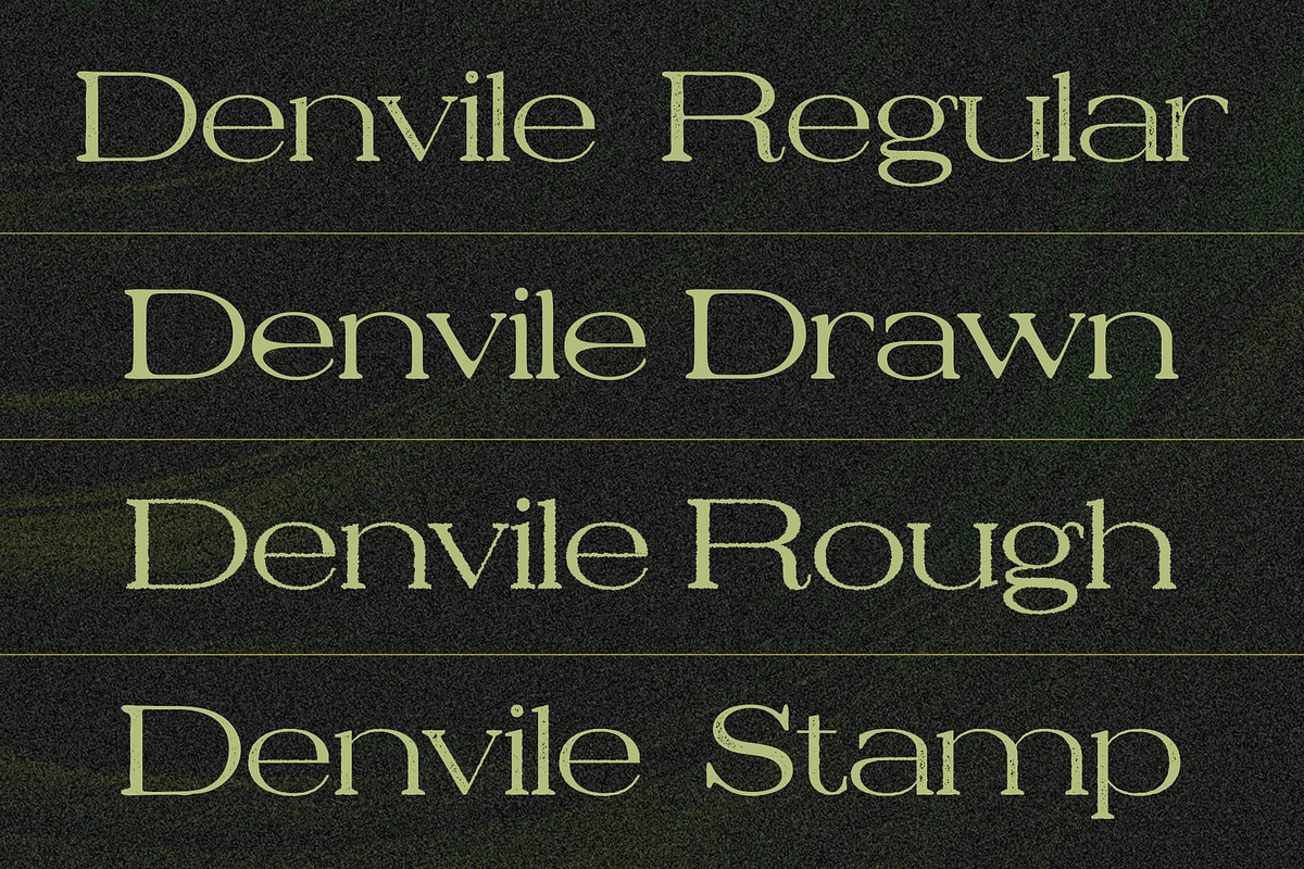 Denvile Vintage, a Serif Font by Craft Supply Co. (Photo 4 of 8)