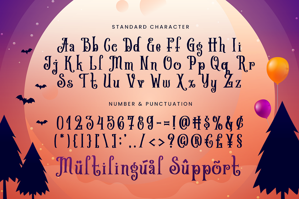 Halloween Festival - Halloween Font, a Handwritten Font by Umitype (Photo 8 of 8)