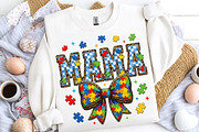 Coquette Autism Mama PNG, Autism, an Illustration by CreationArt (Thumbnail 9 of 9)