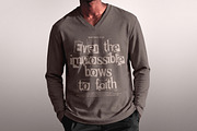 V-Neck Longsleeve Mockup, a Hoody Mockup by Design Squad (Thumbnail 3 of 4)