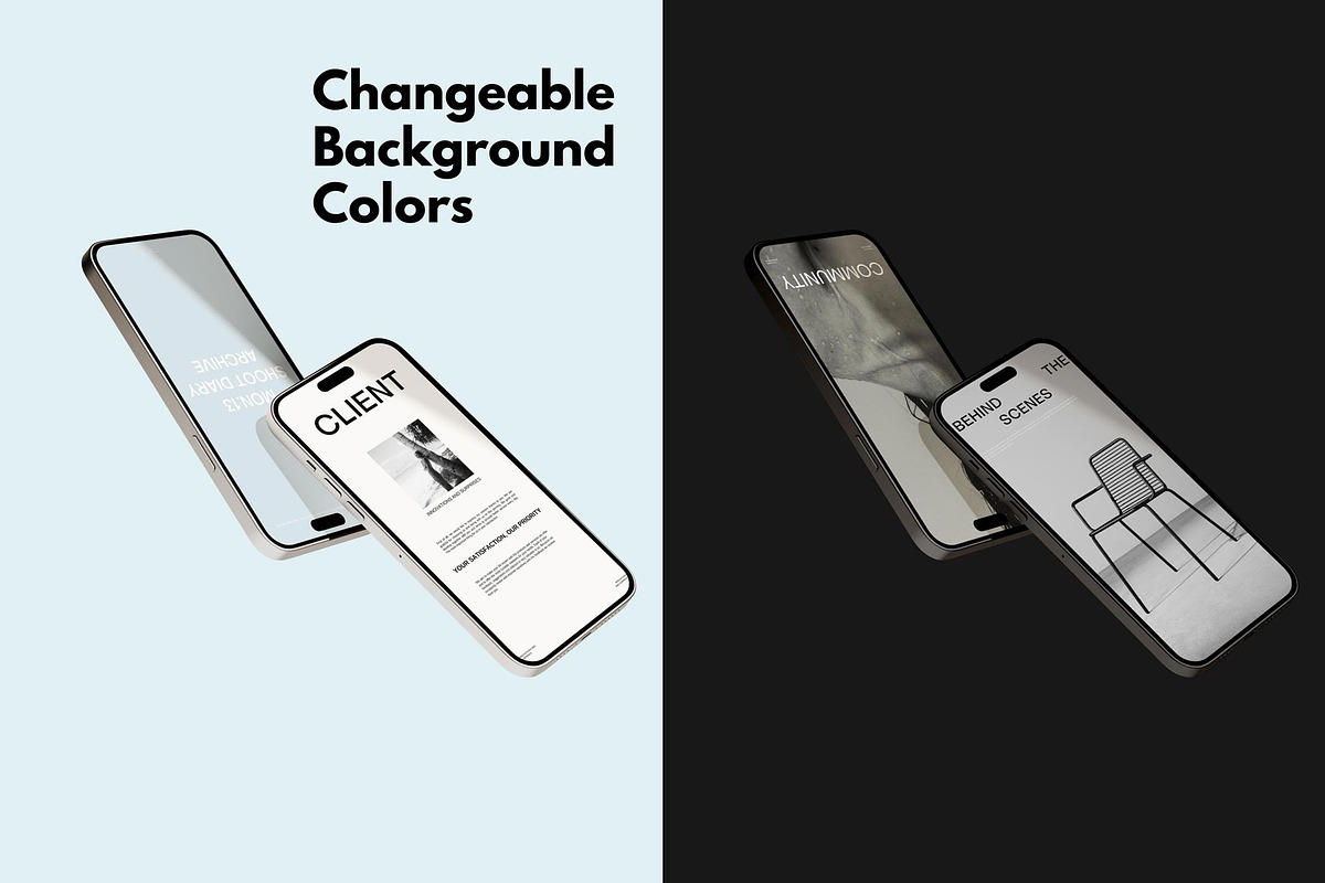 Carly iPhone Mockup Collection, an iPhone Mockup by Mockup Line (Photo 8 of 9)