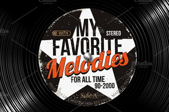 Vinyl Records, Vector preview 6