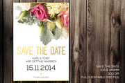 Blush Wedding Invitation Pack PSD, an Invitation Template by Zepol (Thumbnail 3 of 4)