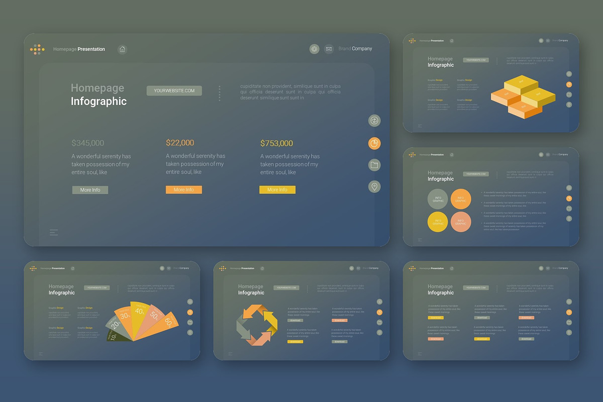 Homepage Keynote, a Presentation Template by NecrolitSlide (Photo 7 of 12)