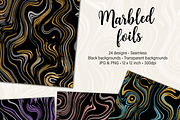 Marbled Foils, a Texture Graphic by Julie Campbell (Thumbnail 1 of 7)