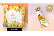 0406 Roses&Succulents&Fall Leaves, a Work Illustration by watercolorwild.graphics (Thumbnail 7 of 10)