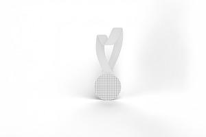 Cartoon Medal Mockup