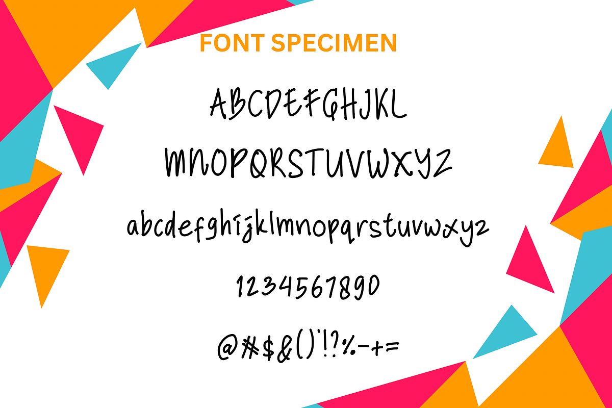 Naragama Handwritten, a Handwritten Font by Gookkis Studio (Photo 2 of 6)