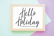Holidays | Script font, a Script Font by Scratchones (Thumbnail 5 of 8)