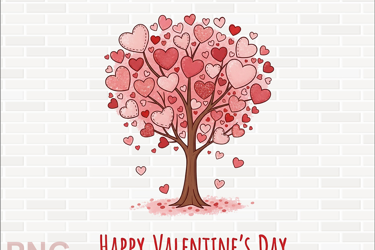 Heart Tree Clipart Bundle, a Graphic by crative8112 (Photo 7 of 11)