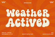 Weather Actived, a Handwritten Font by Black Junst (Thumbnail 1 of 8)