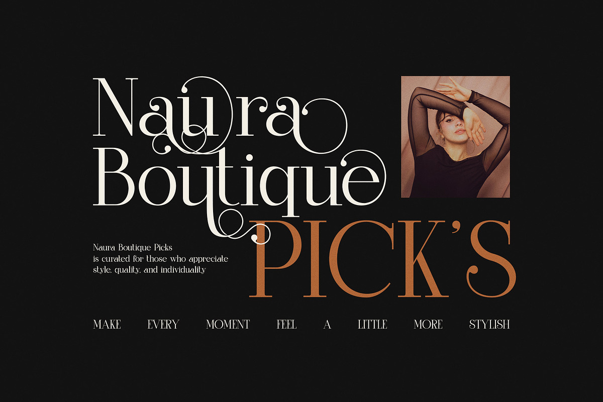 Sundan Elegant Luxury Serif Font, a Serif Font by Graphicxell (Photo 5 of 8)
