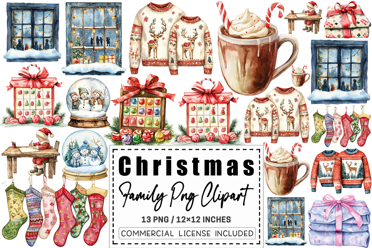 Christmas Family Bundle, a Graphic by CitraGraphics (Photo 1 of 4)