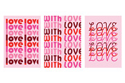 Saint Valentine's Day. Vector set., a Seasonal Illustration by Renberrry.Store (Thumbnail 6 of 12)