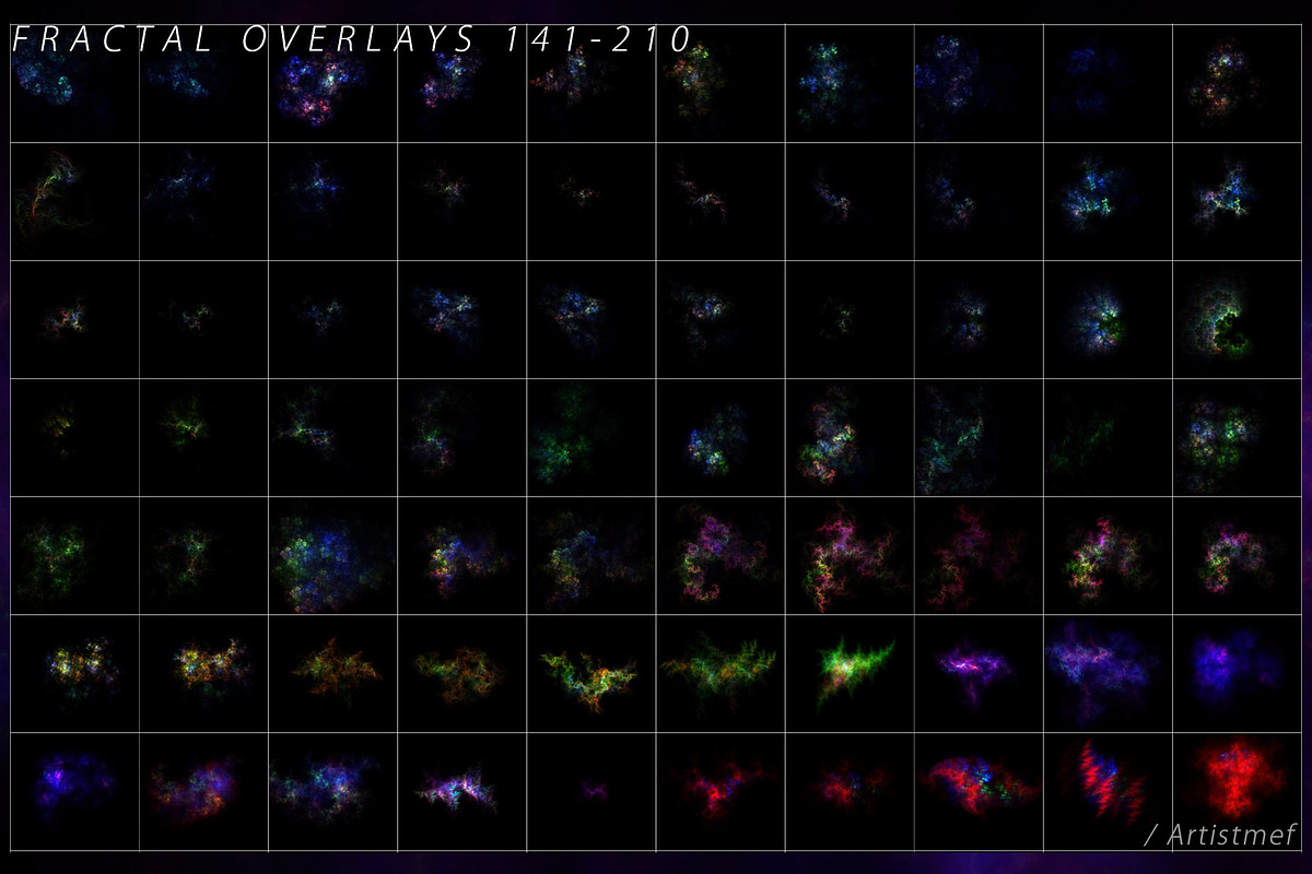 Ayahuasca Fractal Photo Overlays, a Texture Graphic by ArtistMef (Photo 6 of 11)