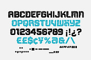 Axiom - Futuristic font, a Font by SelfBuild Type (Thumbnail 4 of 5)