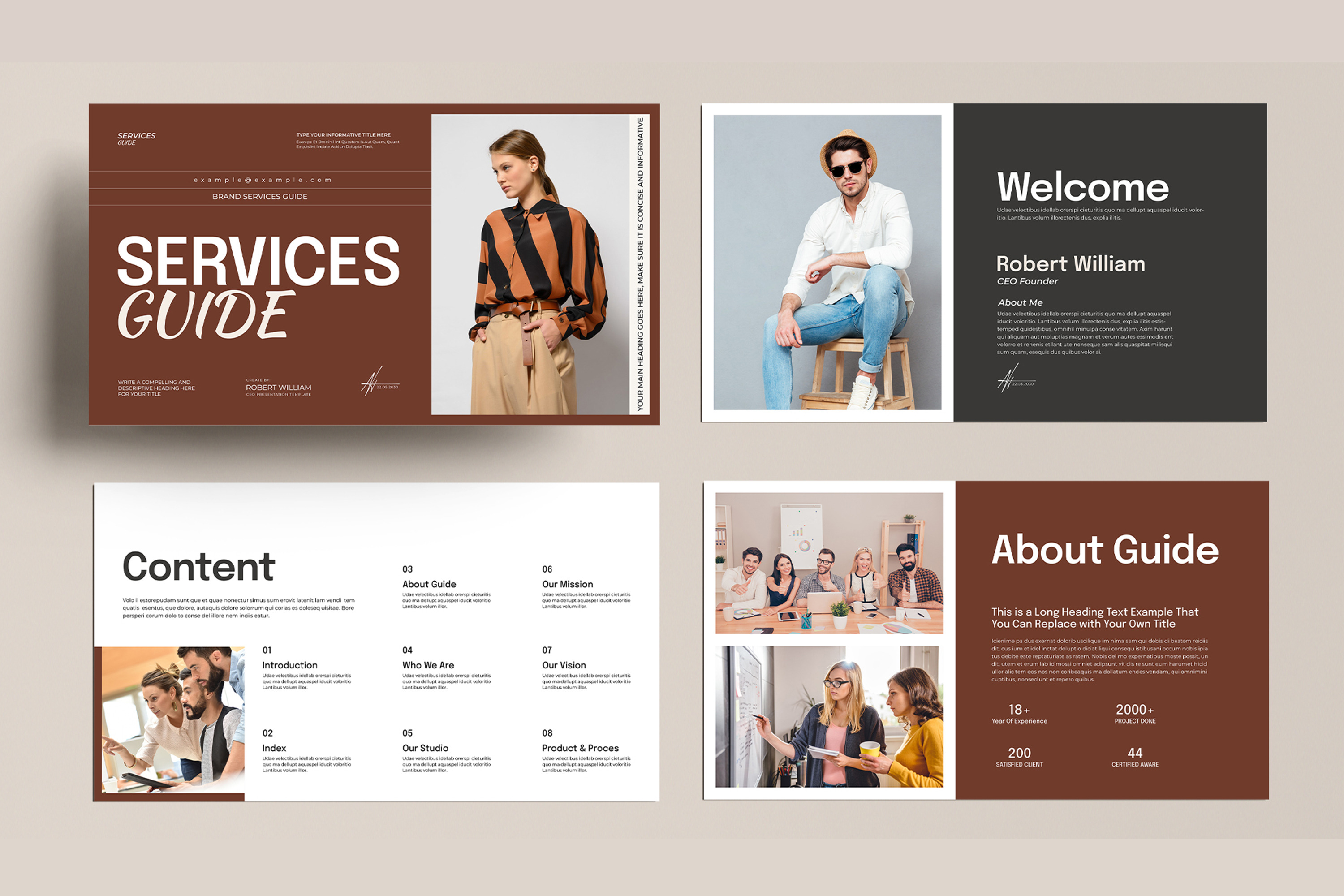 Services Guide Presentation Template