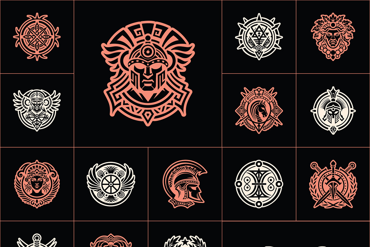 Ancient Roman Symbols, a Solid Icon by Creative Stall (Photo 8 of 9)
