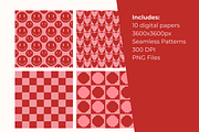 Pop Crush - 10 Digital Papers, a Pattern Graphic by crea.tivity (Thumbnail 2 of 6)