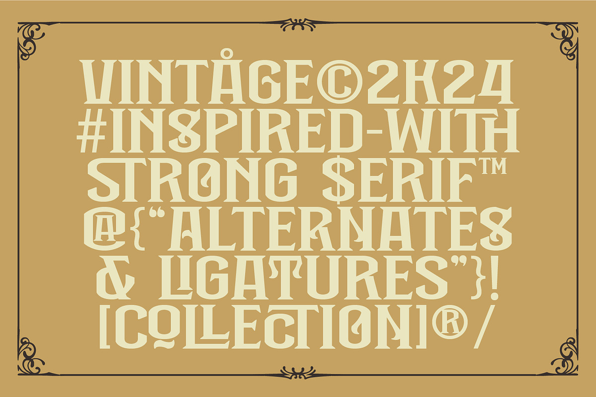 Black Holist, a Symbol Font by Vintage Division (Photo 9 of 15)
