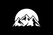Snow Mountain Peak Hiking Logo, a Branding & Logo Template by Buqancreative (Thumbnail 2 of 2)