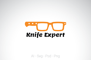 Knife Expert Logo Template