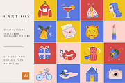 Christmas Holiday Winter Icons, an Icon by NassyArt (Thumbnail 1 of 5)
