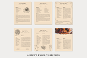 Vintage Recipe Book Template CANVA, a Magazine Template by OrganizationOasisRo (Thumbnail 4 of 10)