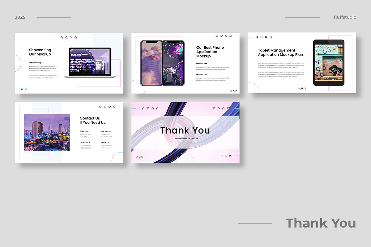 Creative Business Google Slides, a Presentation Template by fluffstudio (Photo 5 of 5)