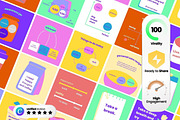 Inspration Canva Templates For IG, a Social Media Template by Virall (Thumbnail 2 of 10)