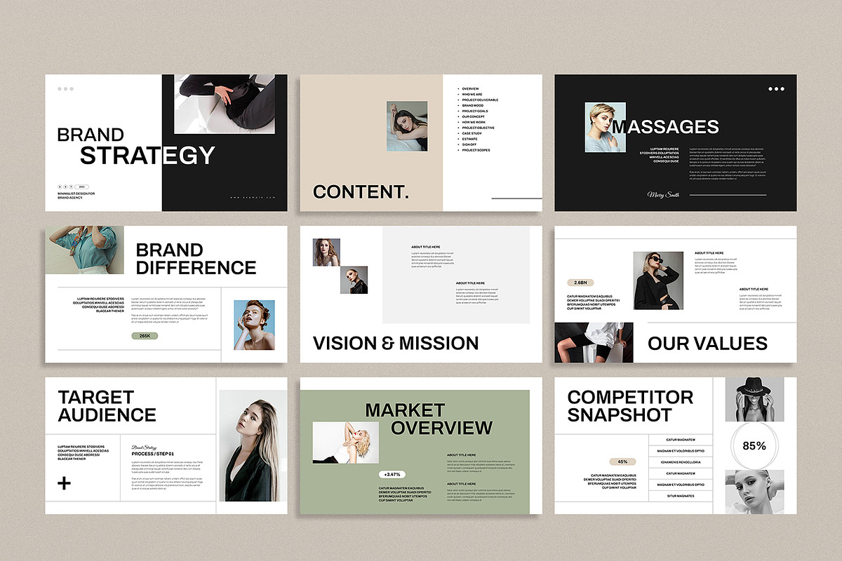 Brand Strategy Presentation Template, a Presentation Template by Spark_Creative (Photo 4 of 6)