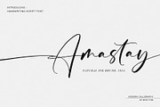 Amastay - Modern Ink Calligraphy, a Handwritten Font by Myn Type (Thumbnail 1 of 15)