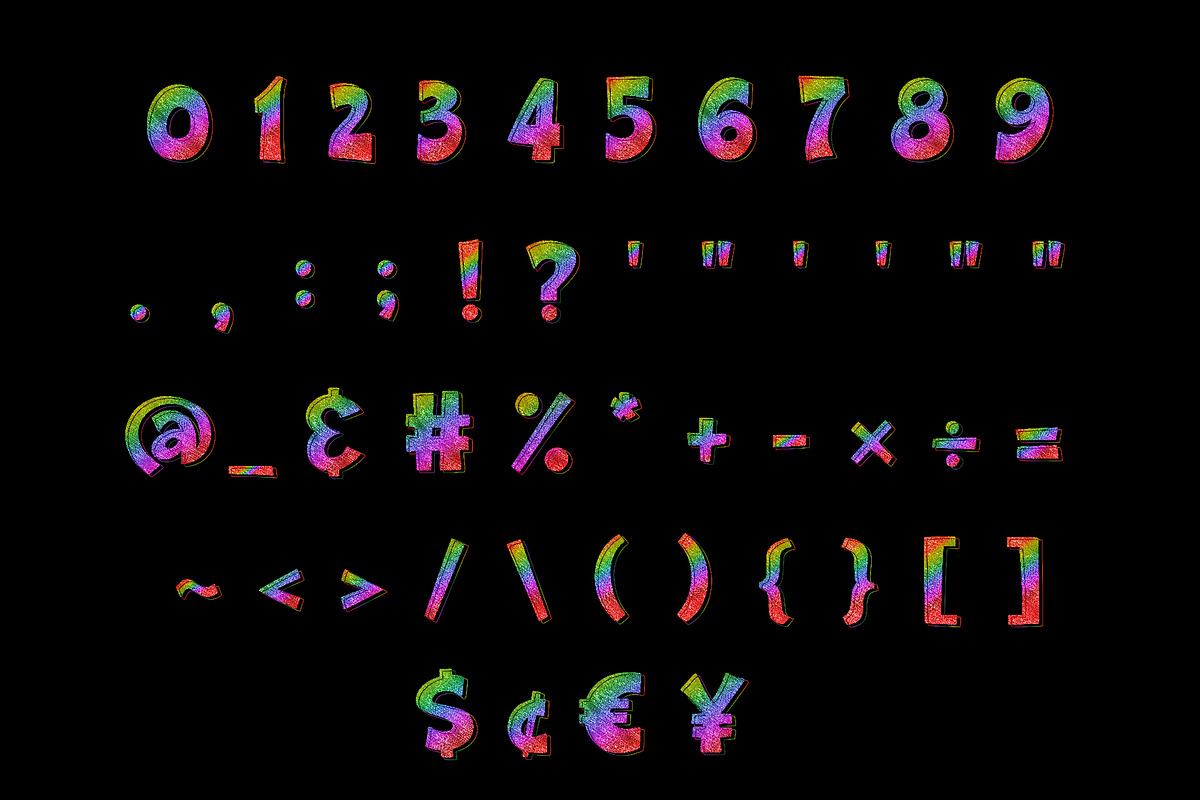 Frisky Bitmap Color Font, a Symbol Font by Fox7 By Rattana (Photo 4 of 8)