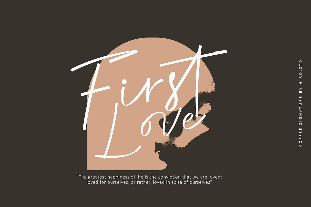 Coffee Signature - Handwritten Font, a Handwritten Font by HIRO.std (Photo 7 of 11)