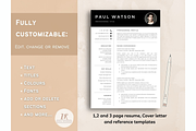 Modern Resume Template | Word, Docs, a Resume Template by Climbwithelevator (Thumbnail 5 of 8)