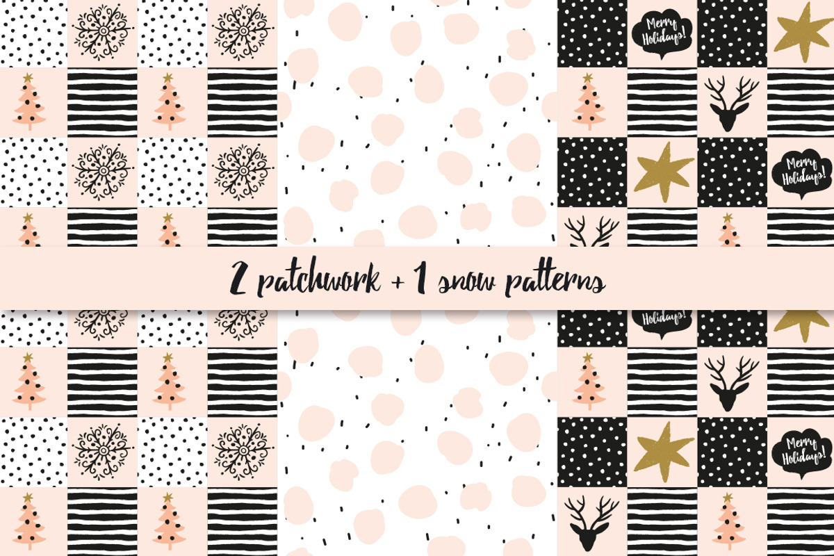Winter Holidays patterns, a Pattern Graphic by OJardin (Photo 5 of 5)