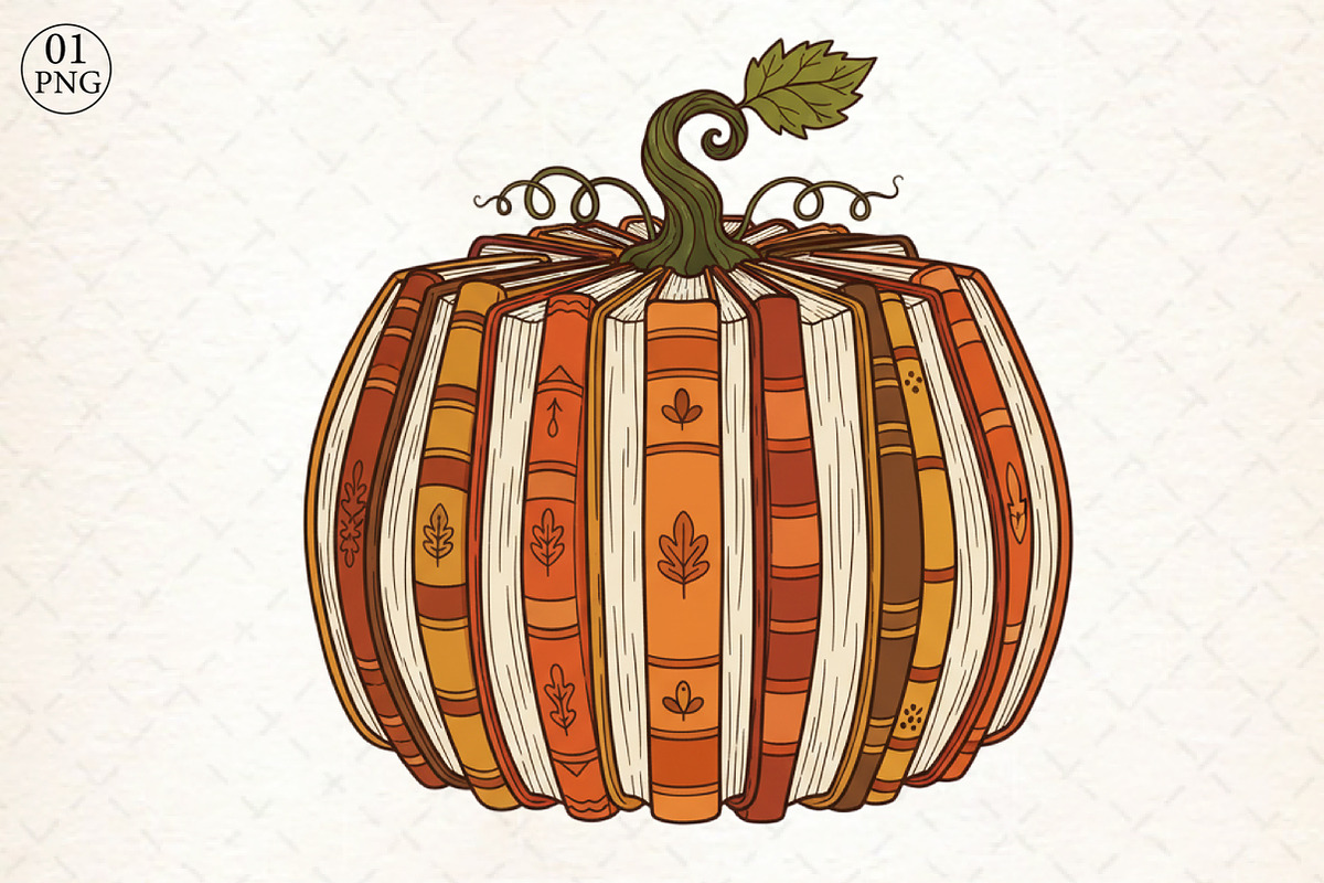 Fall Book Pumpkin Halloween Teacher, an Illustration by Libby Wishes (Photo 5 of 6)