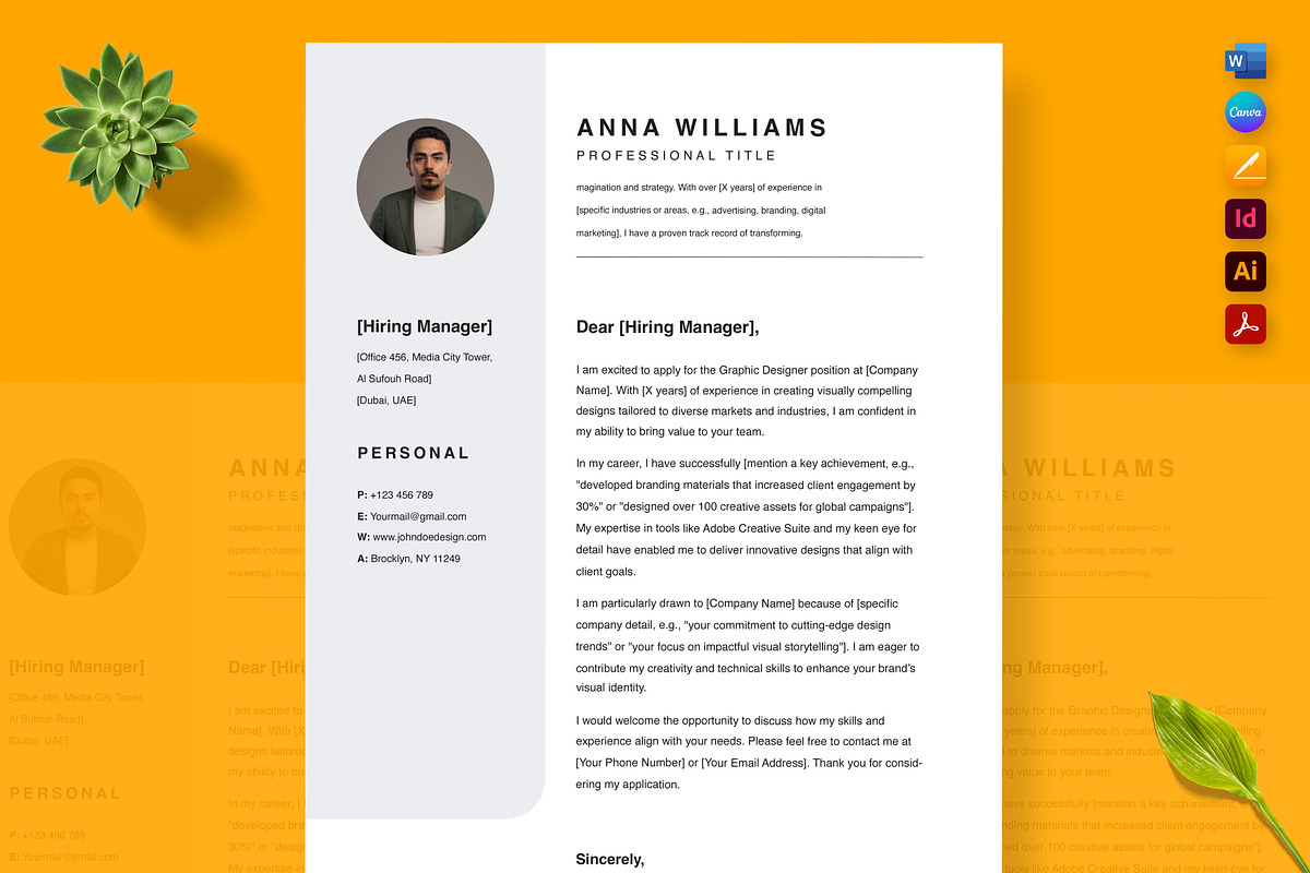 Work Proposal Design, a Resume Template by Nur Designer (Photo 2 of 4)