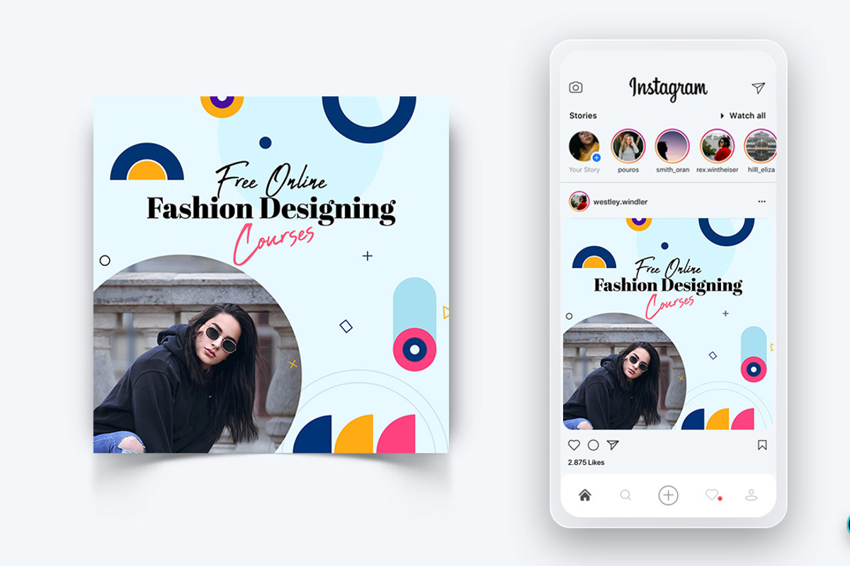 Fashion Sale Social Media Post, a Social Media Template by 3djagan