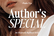Author's Special Serif (04 fonts), a Serif Font by Positive TypeFoundry (Thumbnail 1 of 14)