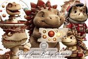 Astronaut Dinosaur Clipart PNG, an Illustration by Sublimation Artist (Thumbnail 1 of 6)