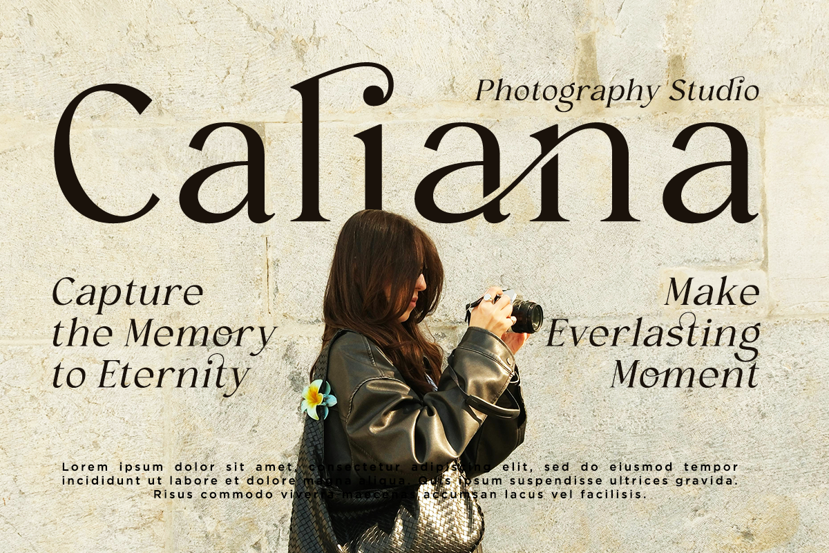 Clony – Elegant Ligature Serif, a Serif Font by RagamKata (Photo 5 of 10)